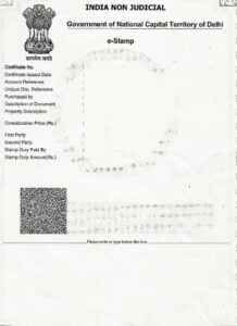 e-stamp paper delhi