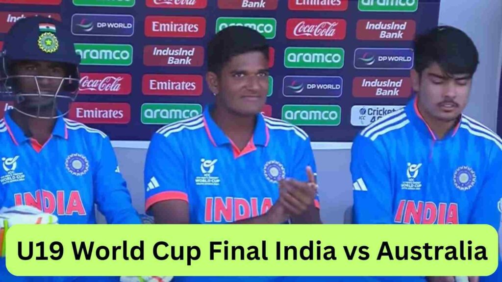 U19 World Cup Final India vs Australia
